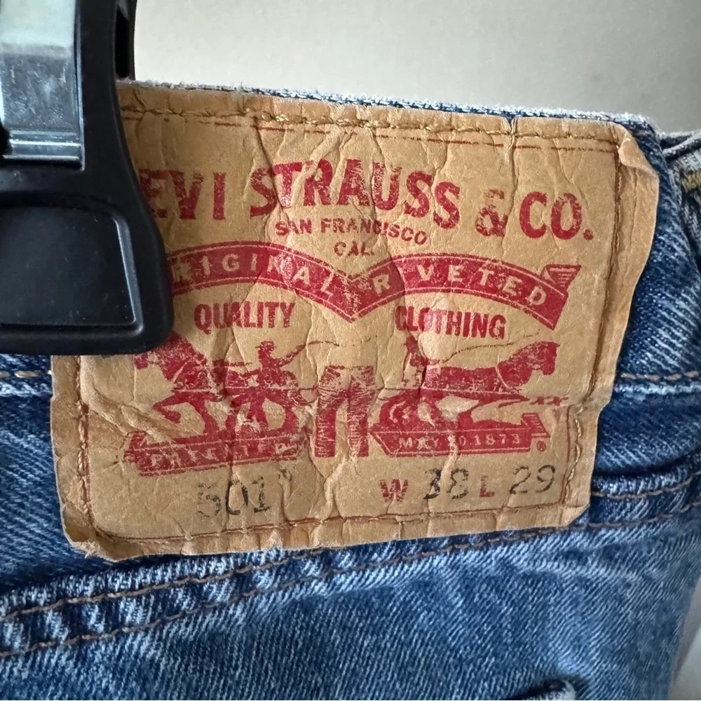 Levi's Men's 501 XX Classic Blue Denim Jeans 38x29